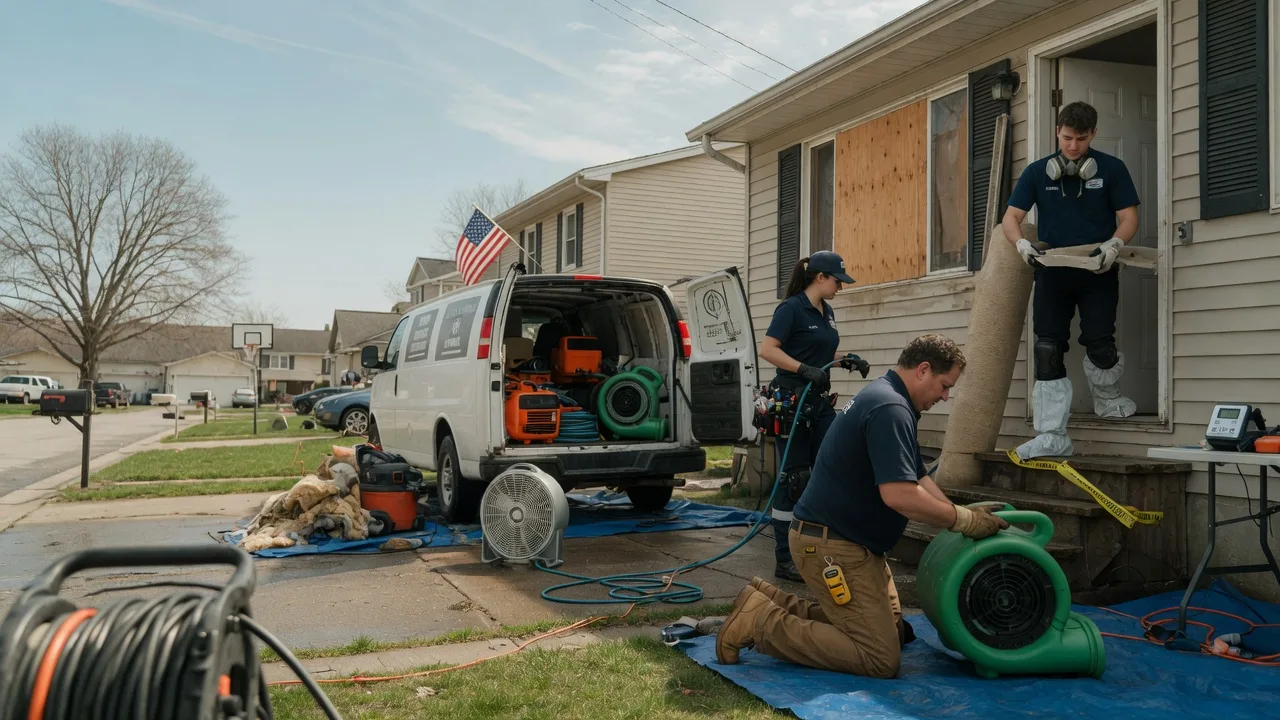 Water Damage Restoration in Hustler, WI near me